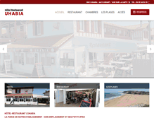 Tablet Screenshot of hotel-uhabia.com